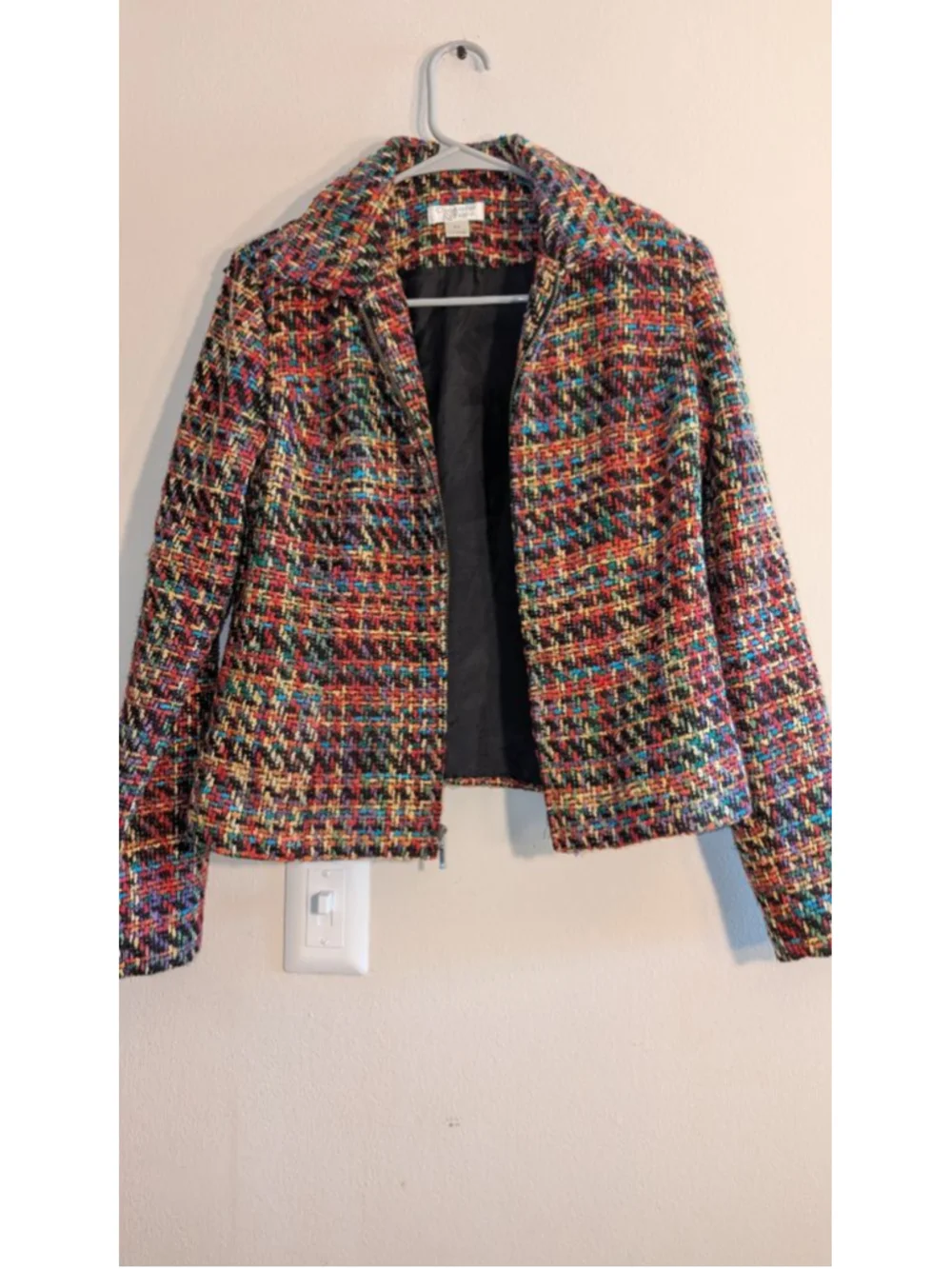 Christopher & Banks Blazer XS Multi-color Tweed Jacket, women's - Picture 1 of 7
